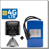 Мини 4G камера JMC-AC70-4G-Dual с аккумулятором 18000 + переходник