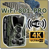 Уличная 4К фотоловушка для охраны и охоты Suntek Филин - WiFi-801-PRO с высоким качество съемки